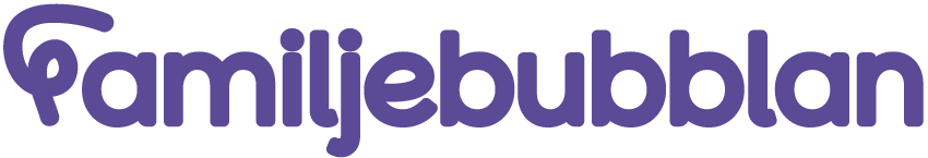 Familjebubblan logotyp lila