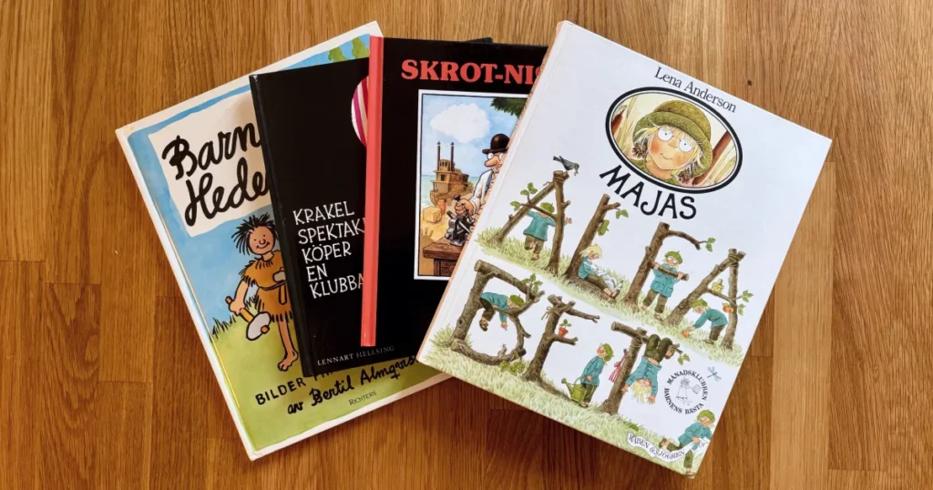 Populära barnböcker av Lena Anderson och Jan Lööf