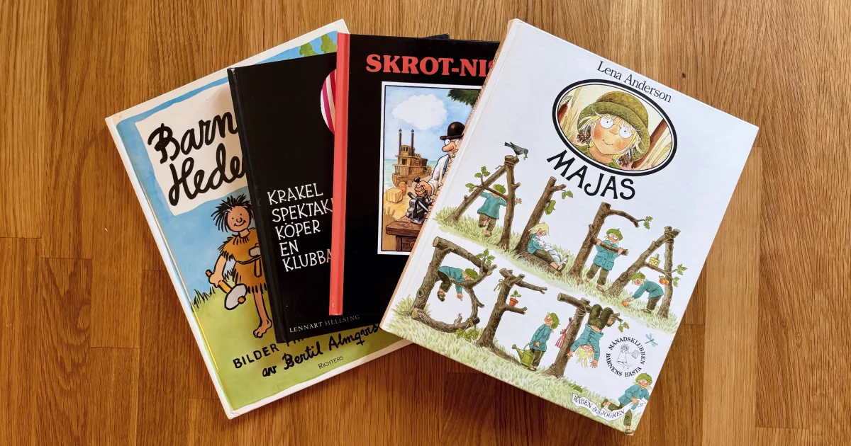 4 klassiska barnböcker vi minns