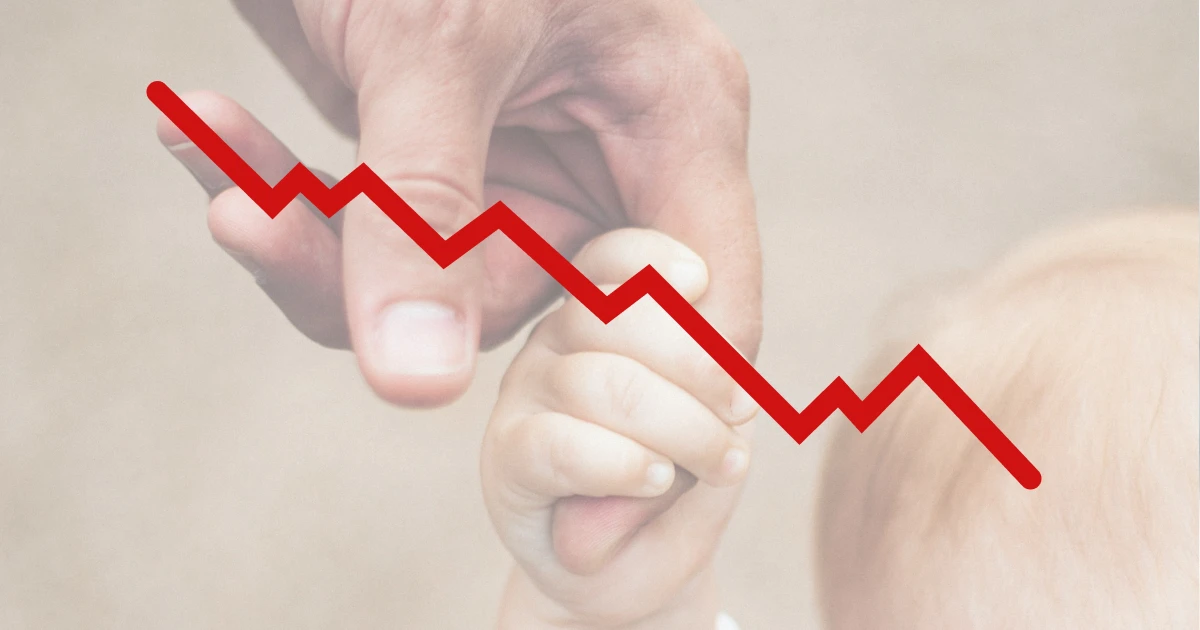 Rekordlåg nivå på barnbidraget