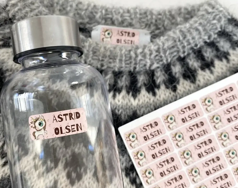 Namnlappar från Ikast Etikett